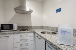 Aparthotel Campus en Oviedo con cocina