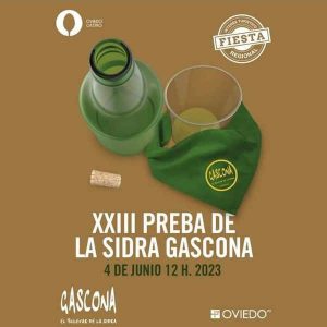 Cartel Preba de la sidra Gascona 2023